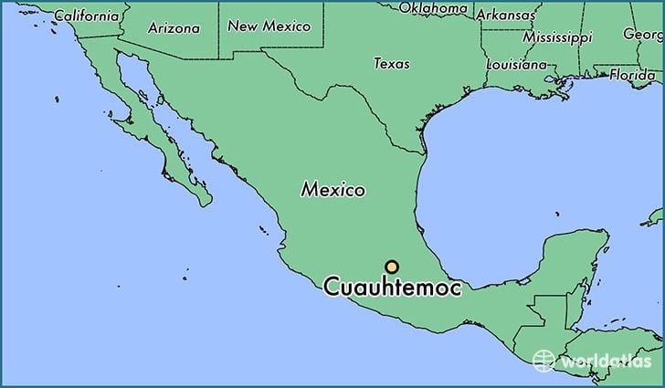 harta cuauhtemoc Mexic