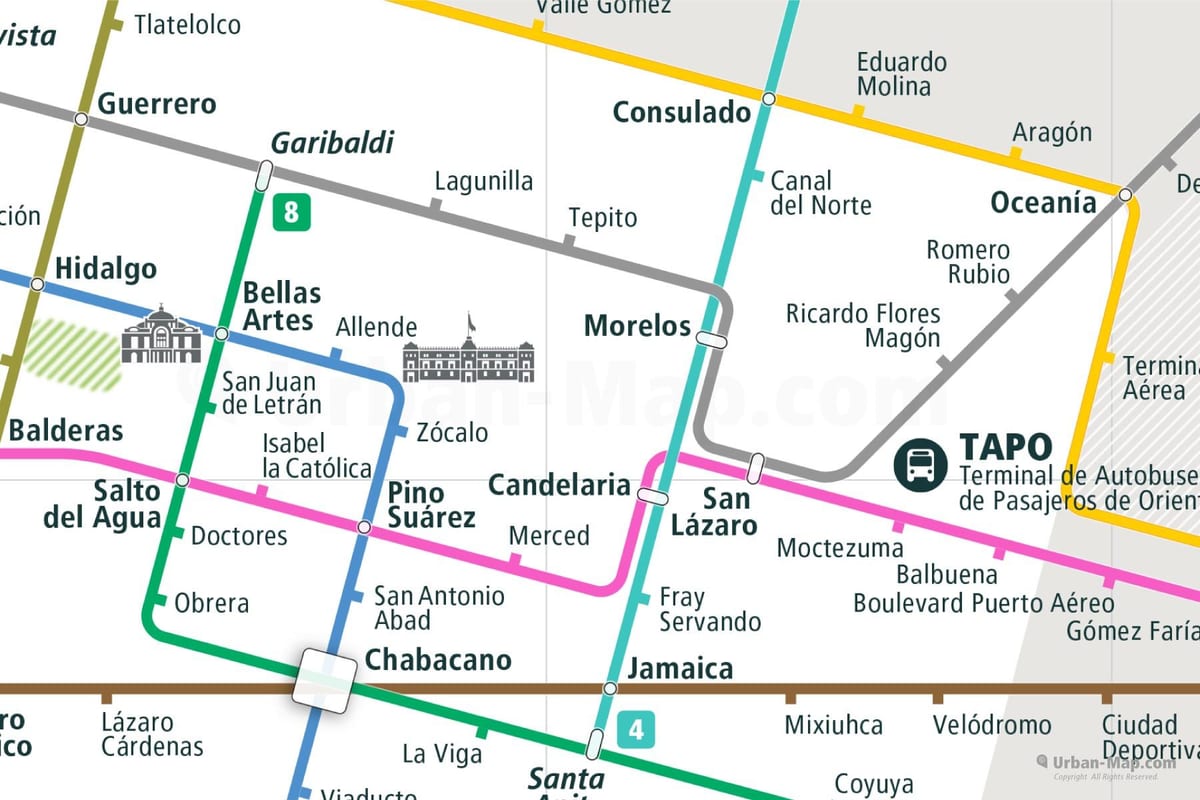 harta tepito Mexico City 