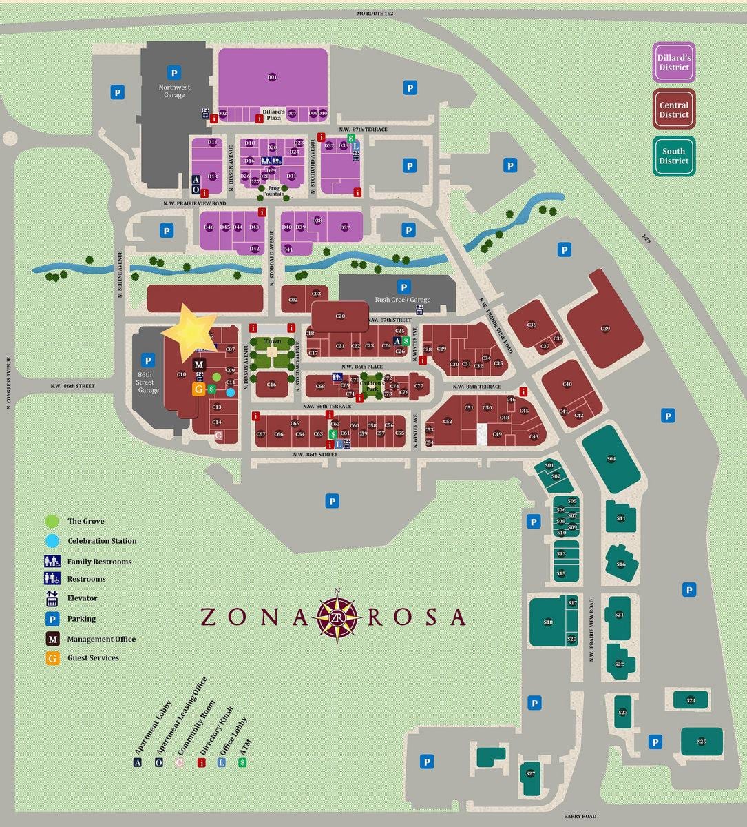 zona rosa Mexico City arată hartă