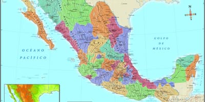 Harta Mexico City cod poștal