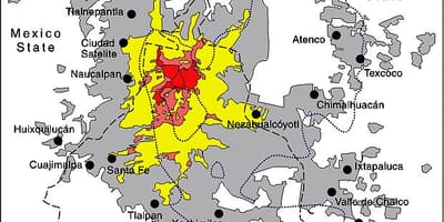 Harta Mexico City district