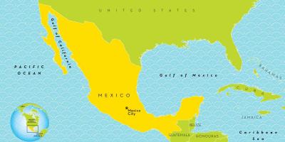 O hartă din Mexico City