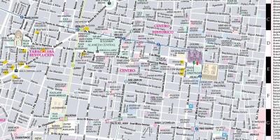 Harta streetwise Mexico City