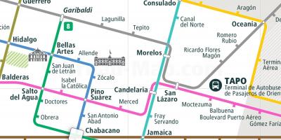 Harta tepito Mexico City 